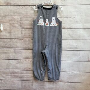 VINTAGE THE BAILEY BOYS APPLIQUED REVERSIBLE ROMPER
HALLOWEEN GHOSTS &  FOOTBALL